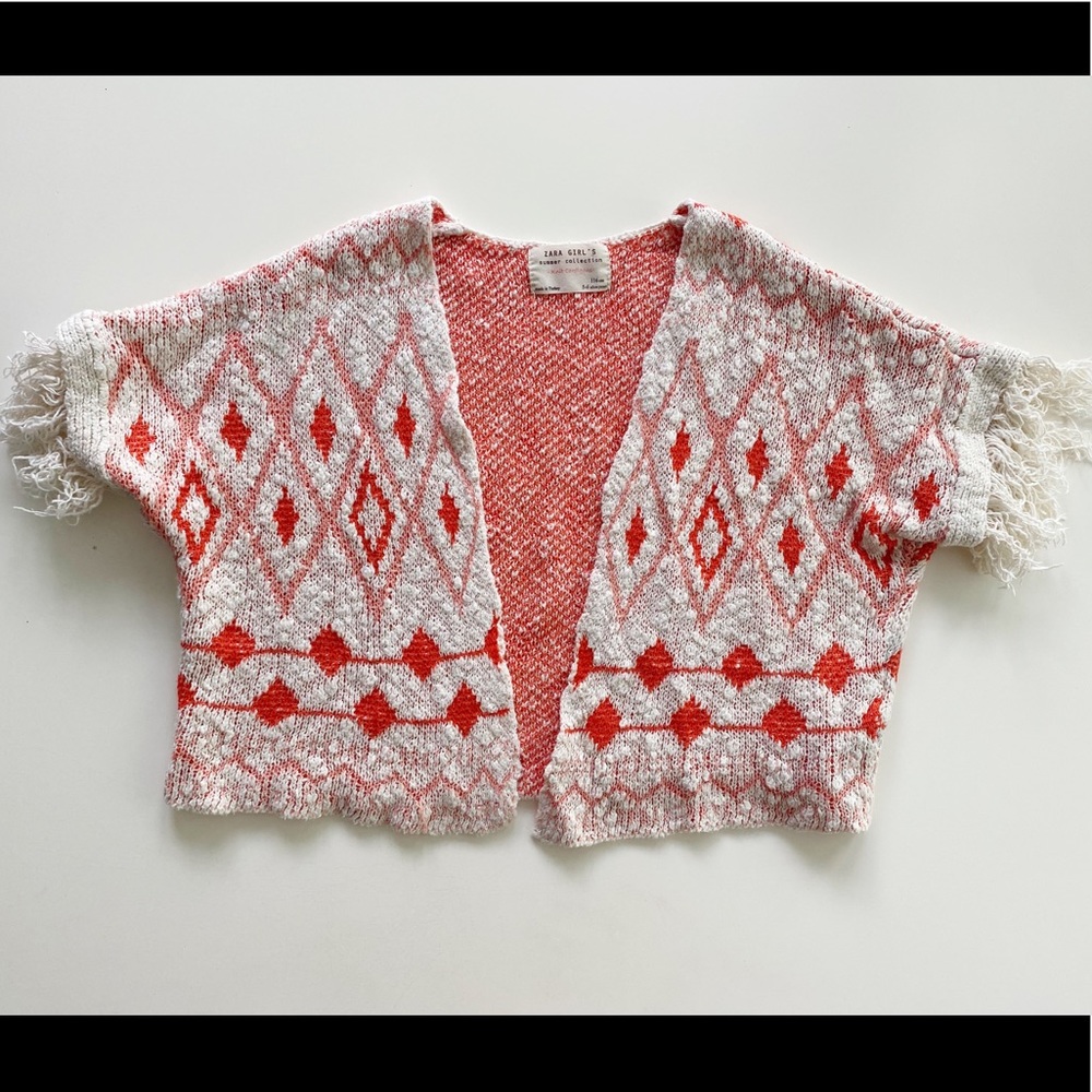 Zara Girl’s Summer Collection Shrug Sweater 5-6